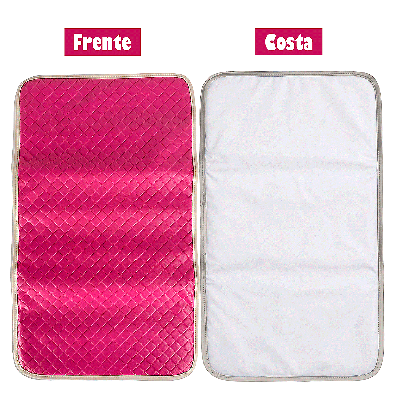 Kit 2 Bolsa Maternidade com Trocador de Bebê Dobravél - Pink