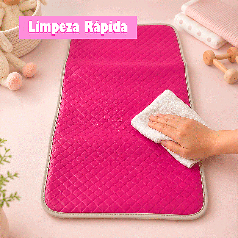 Kit 2 Bolsa Maternidade com Trocador de Bebê Dobravél - Pink