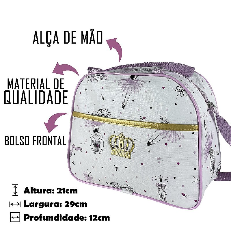 Kit Maternidade 4 Peças – Mala Grande, Mala Média e Mochila e Trocador Bailarina