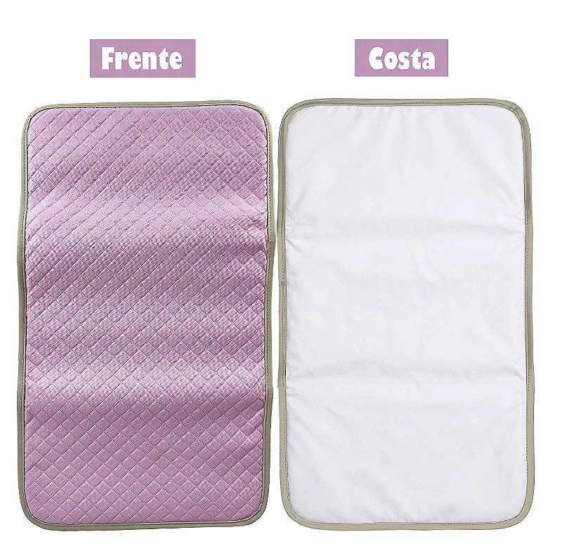 Kit Maternidade 4 Peças – Mala Grande, Mala Média e Mochila e Trocador Rosa BB