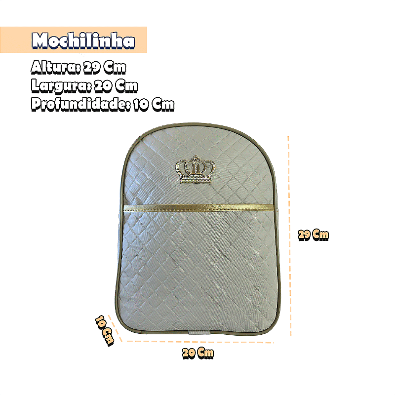 Kit Maternidade 4 Peças – Mala Grande, Mala Média e Mochila e Trocador Bege