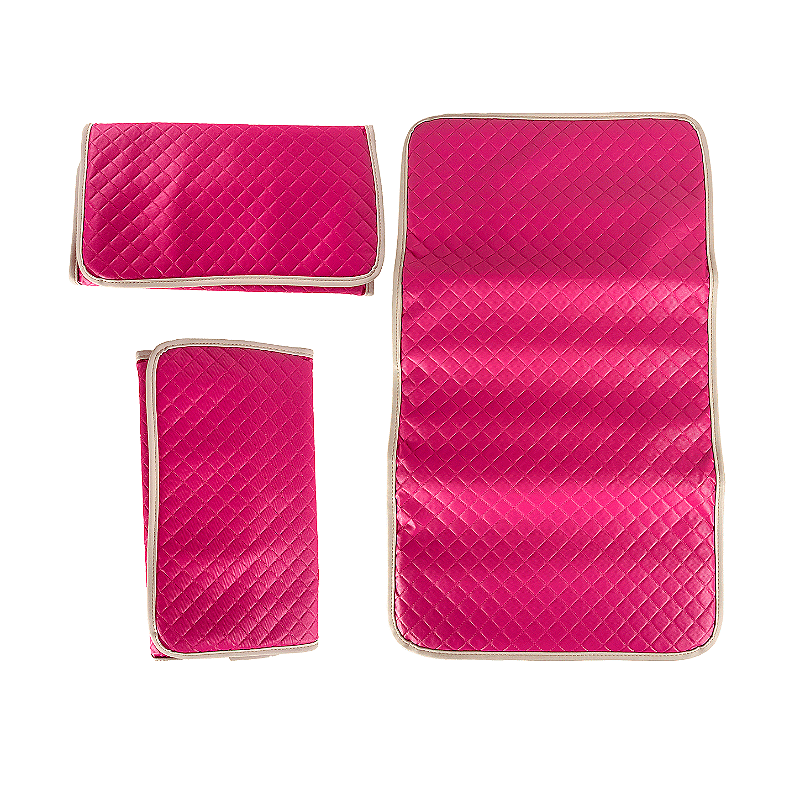 Trocador Portatil Para Bebê Acolchoado impermeável Dobravél - Pink