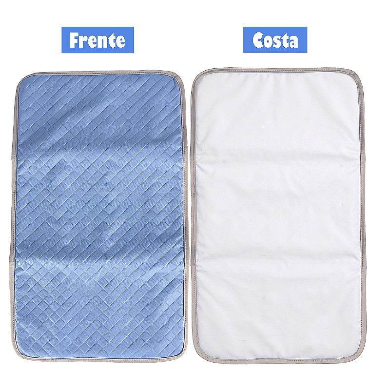 Trocador Portatil Para Bebê Acolchoado impermeável Dobravél - Azul BB