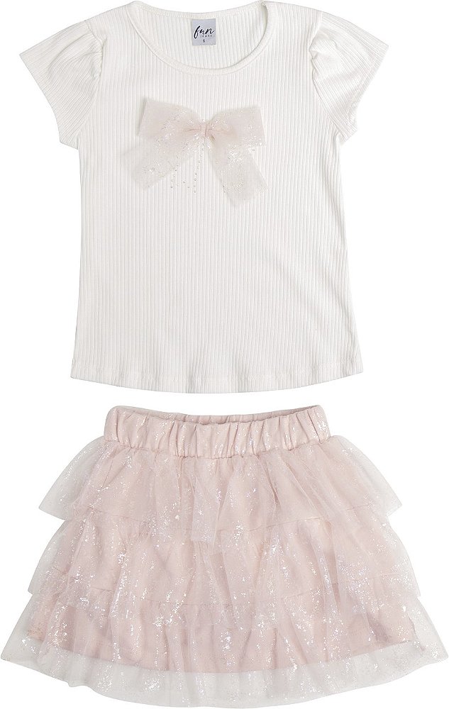 CONJUNTO HAVE FUN LAÇO/ TULE GLITTER 30535