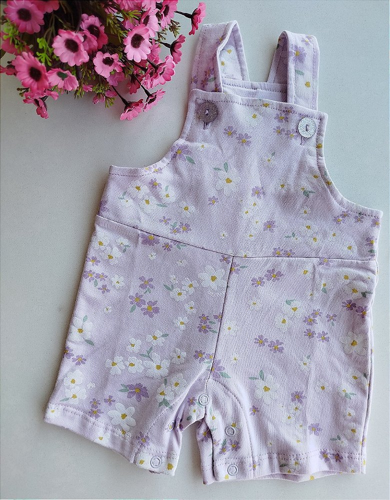 JARDINEIRA HAVE FUN ESTAMPADA LILAS MOLETIM 30631