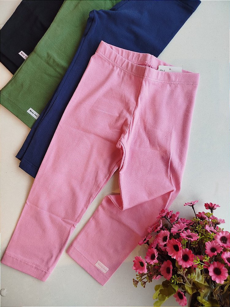 CALCA HAVE FUN LEGGING BASICA COTTON ROSA 28273