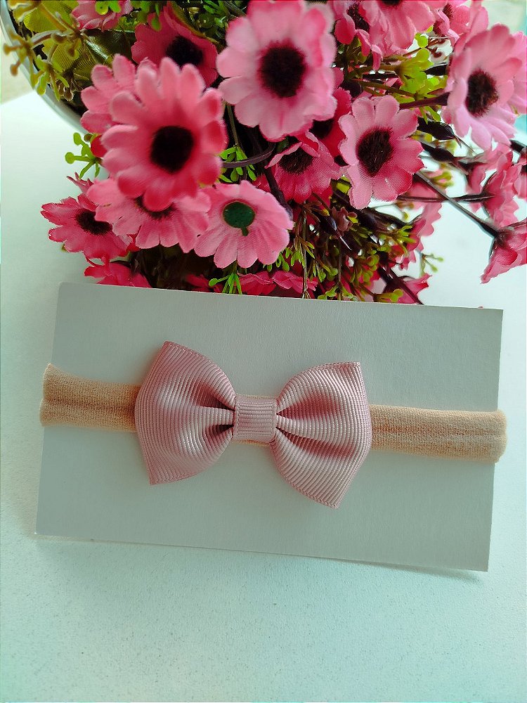 FAIXA PARA BEBE LAÇO GRAVATINHA TAM. M