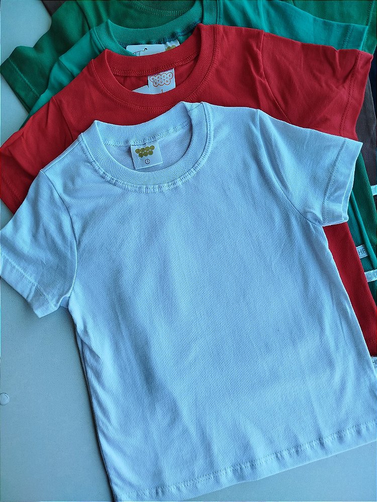CAMISETA HAVE FUN BASICA MANGA CURTA UNISSEX BRANCA 28276