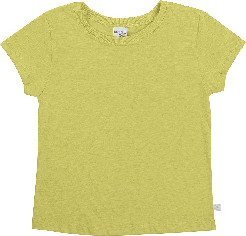 BLUSA HAVE FUN BABY LOOK BASICA VERDE KIWI 28269