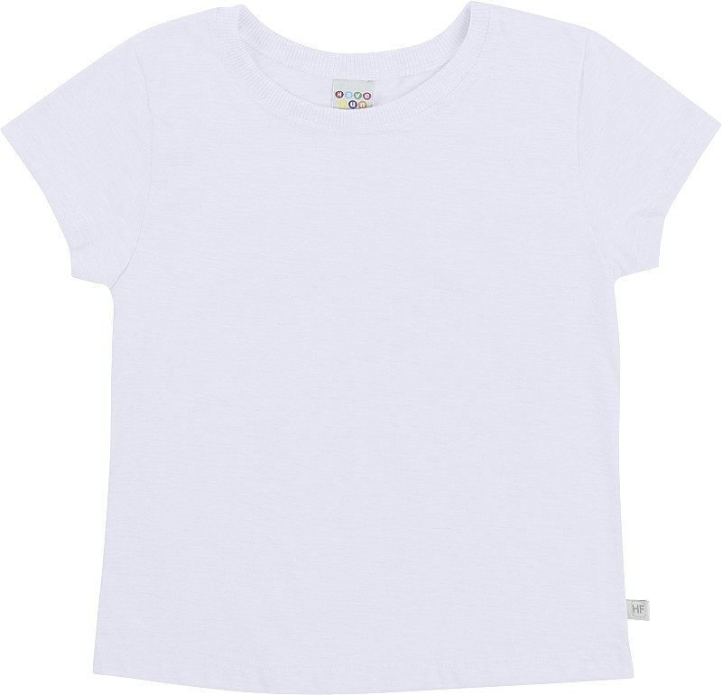 BLUSA HAVE FUN BABY LOOK BASICA BRANCA 28269