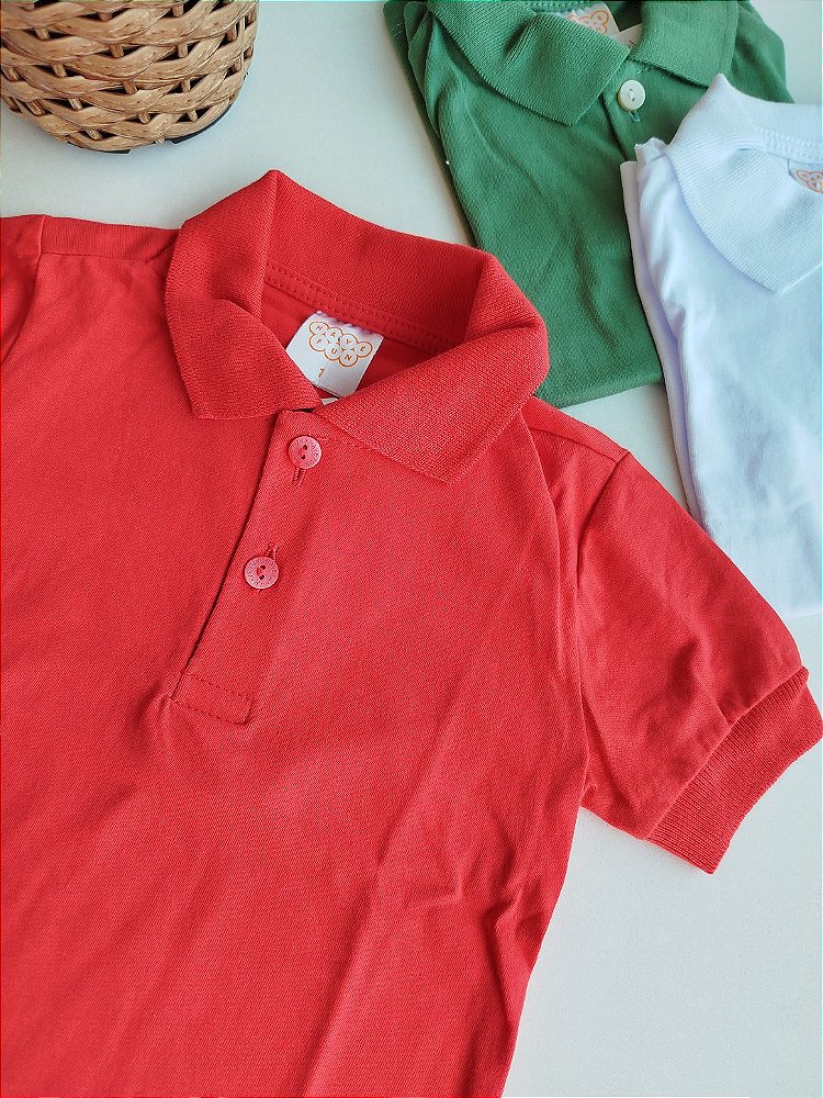 CAMISA POLO HAVE FUN BASICA VERMELHA 29880