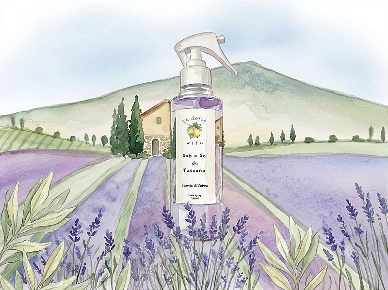 Home spray - Sob o Sol da Toscana