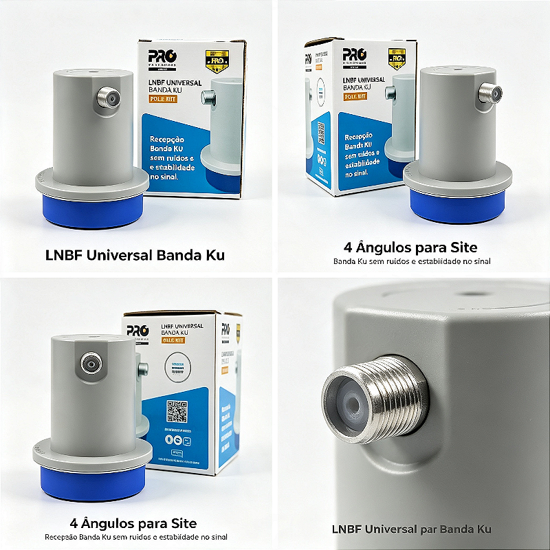 KIT 25UNID LNB CAIXA FECHADA PROL ELETRONIC