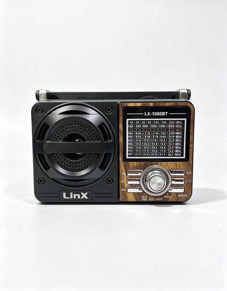 RADIO RETRO AM/FM/USB/AUX REF LX-1088BT 9 BANDAS