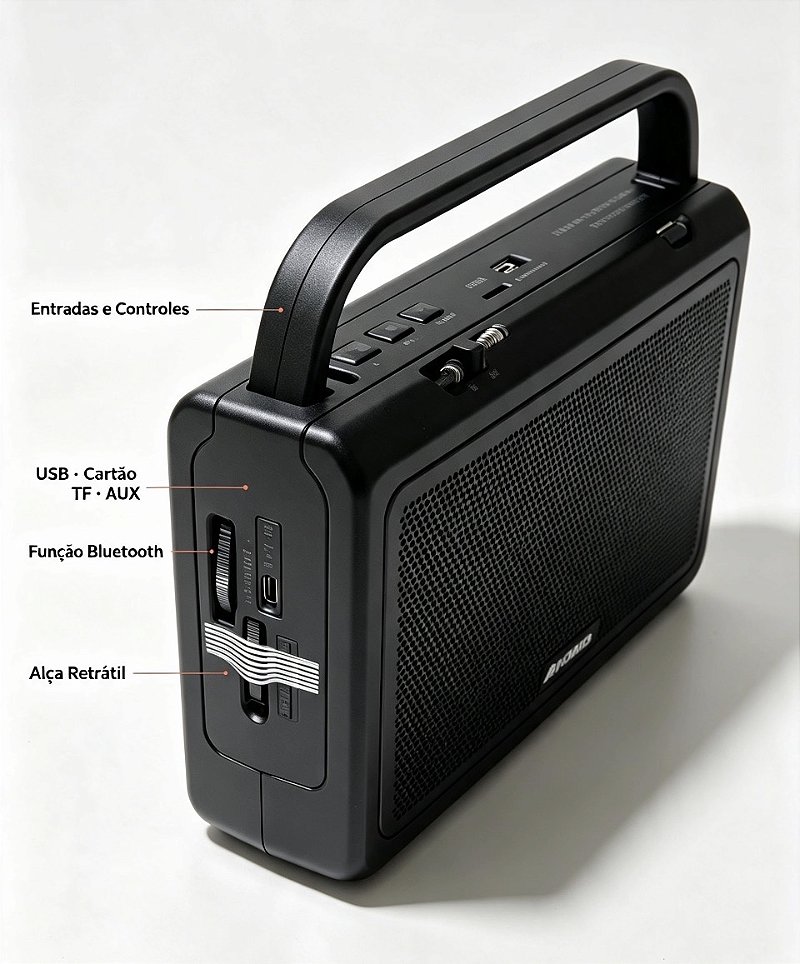 RADIO RETRO AM/FM/USB/AUX/SOLAR REF BT3060S
