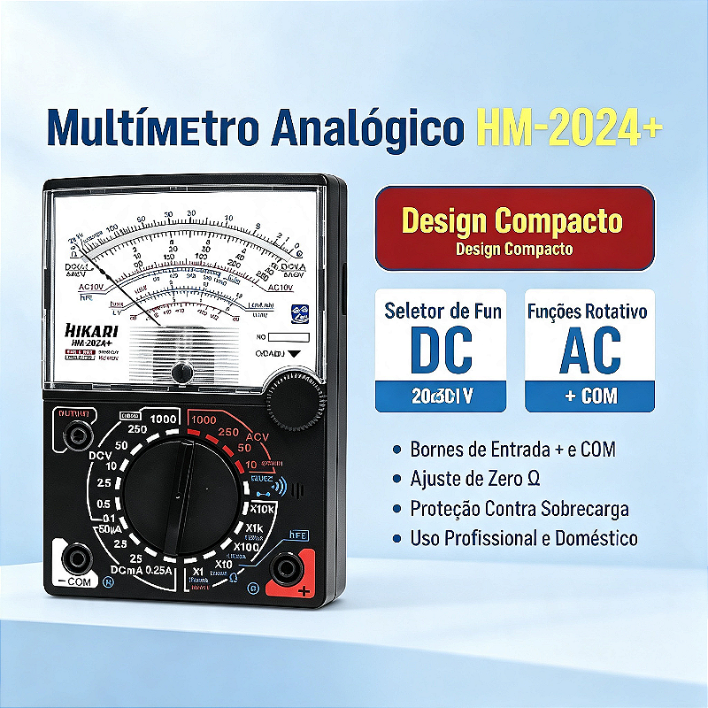 MULTIMETRO ANALOGICO HM-202A+