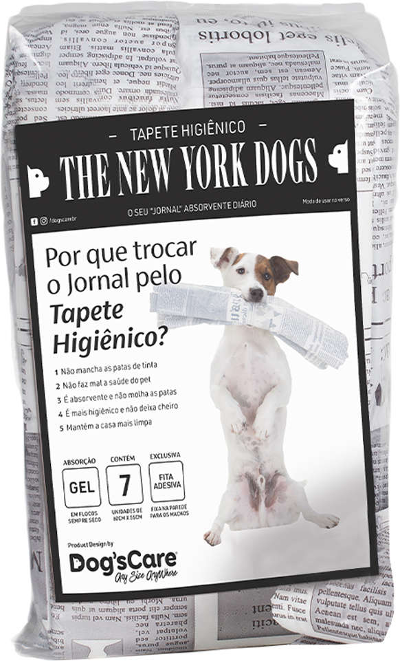 Tapete Higiênico Dogs Care Para Cães The New York Dogs - 30un
