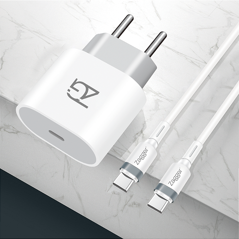 Cabo Zagger Turbo Link - Type-C para Type-C 1 Metro