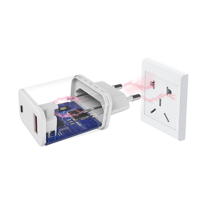 Carregador Power Core Usual - Entrada USB 3.1A