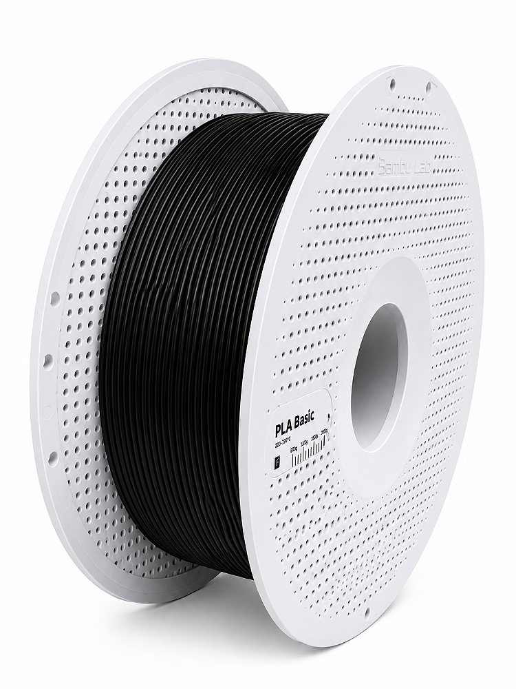 FILAMENTO BAMBU LAB PLA BASIC 1KG PRETO