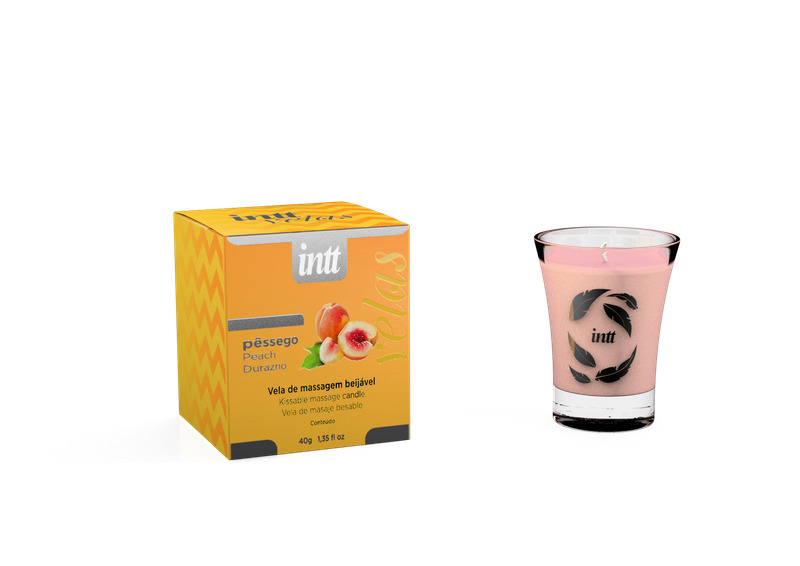 Vela Beijável Pêssego