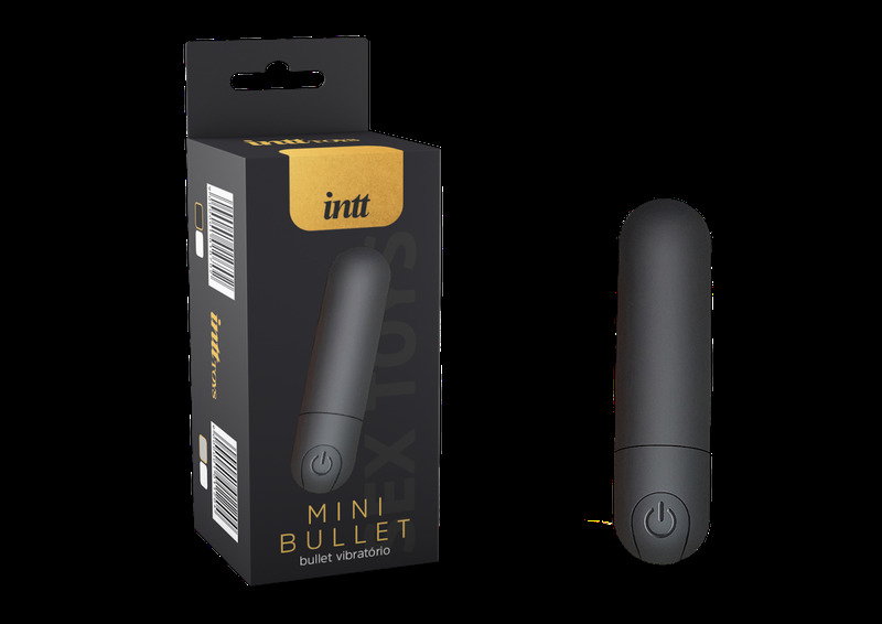 Mini Bullet com Vibrador Preto