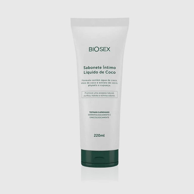 Sabonete Íntimo Líquido de Coco Biosex - 220 ml