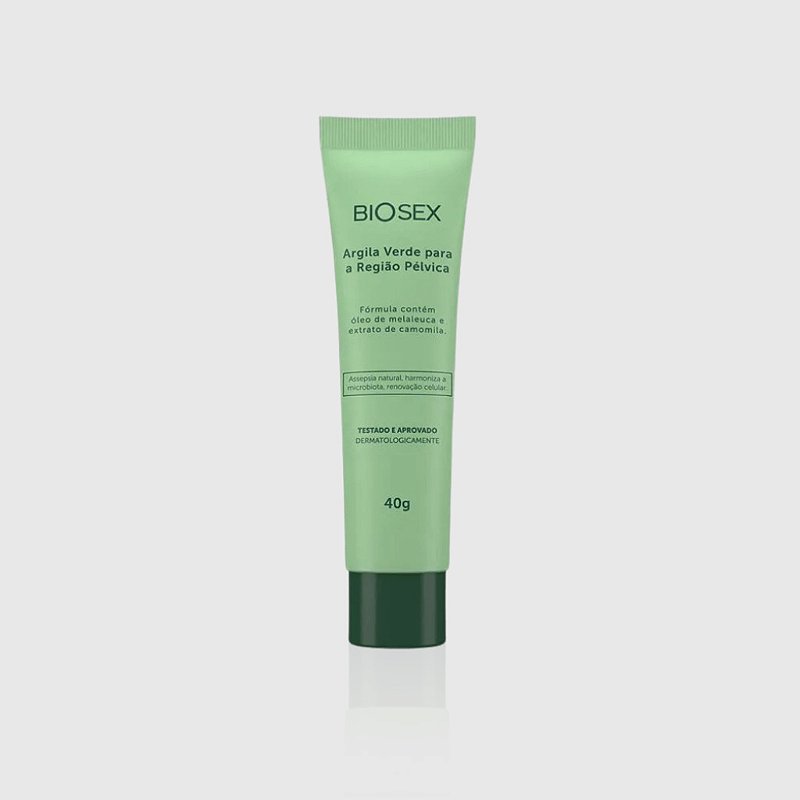 Argila Verde para Região Pélvica Biosex