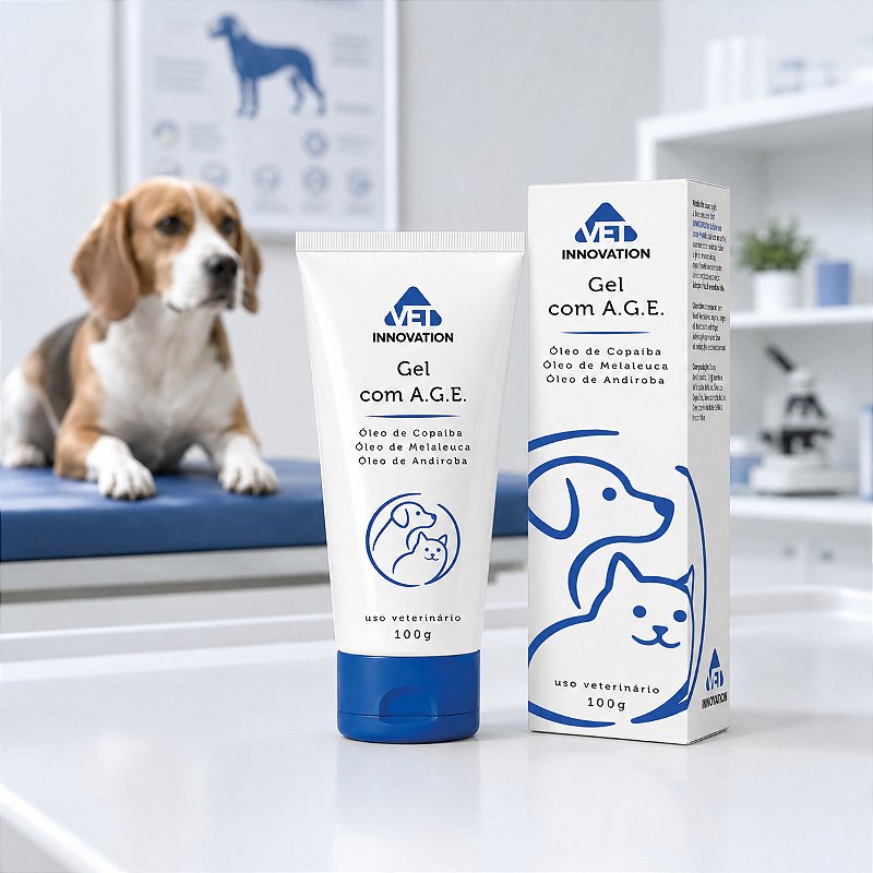 Gel com Age Bisnaga Pet 100g com caixa