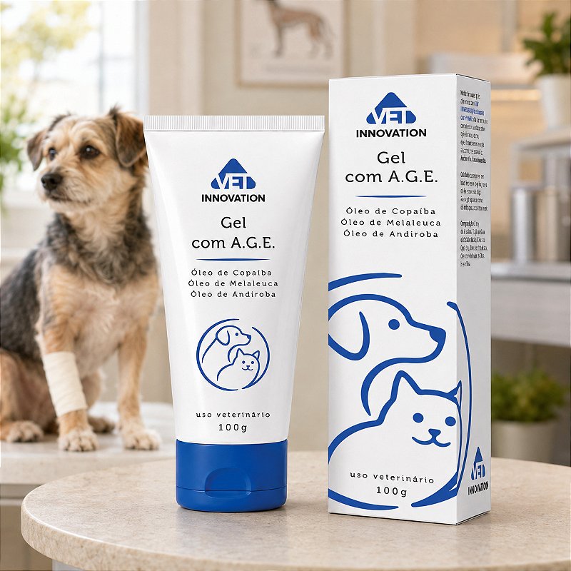 Gel com Age Bisnaga Pet 100g com caixa