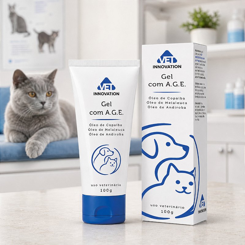 Gel com Age Bisnaga Pet 100g com caixa