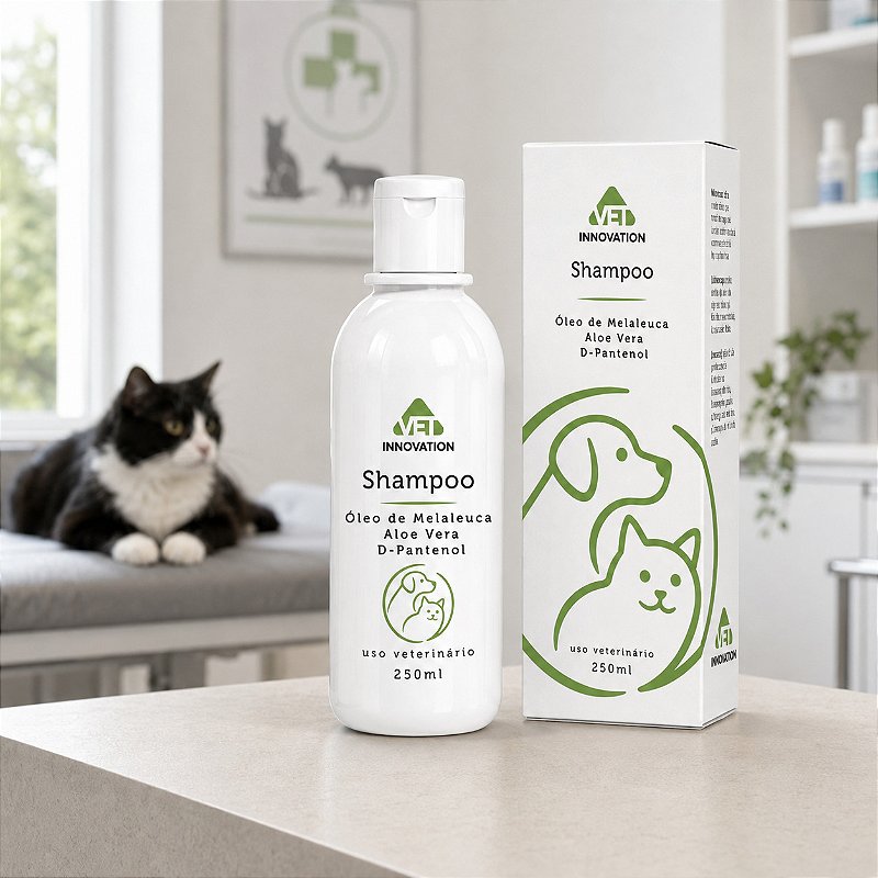 Shampoo Melaleuca Aloe Vera D Pantenol Pet 250ml com caixa