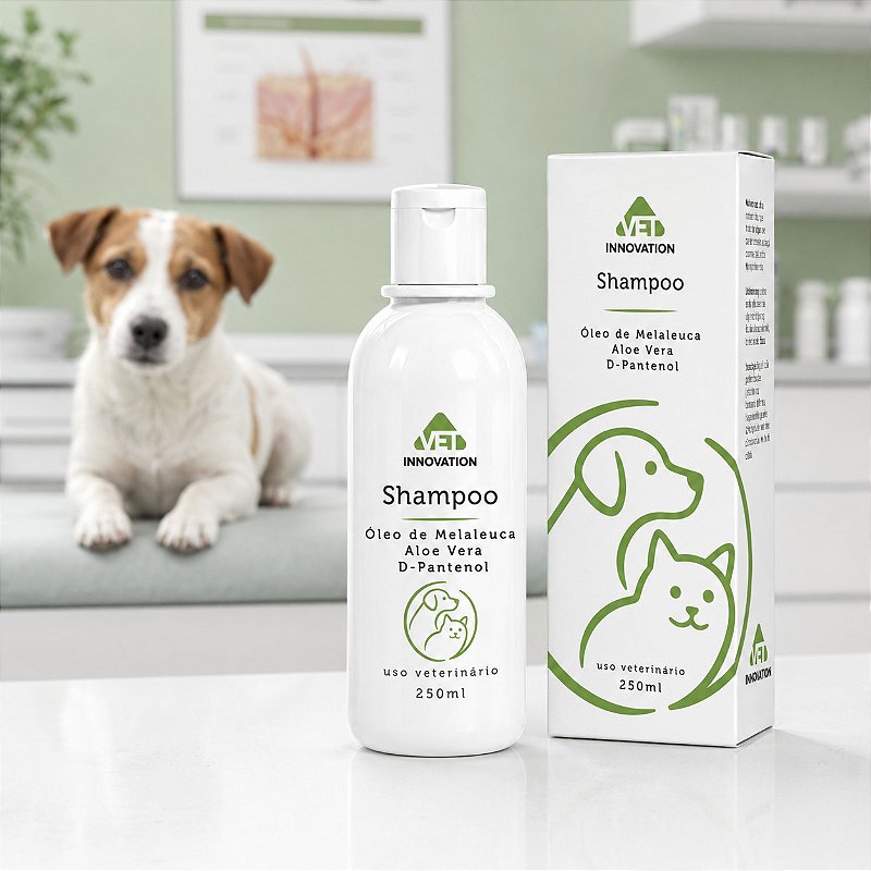 Shampoo Melaleuca Aloe Vera D Pantenol Pet 250ml com caixa