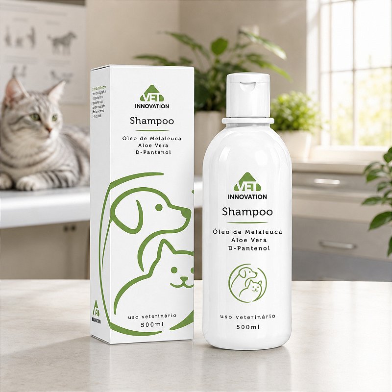Shampoo Melaleuca Aloe Vera D Pantenol Pet 500ml com caixa