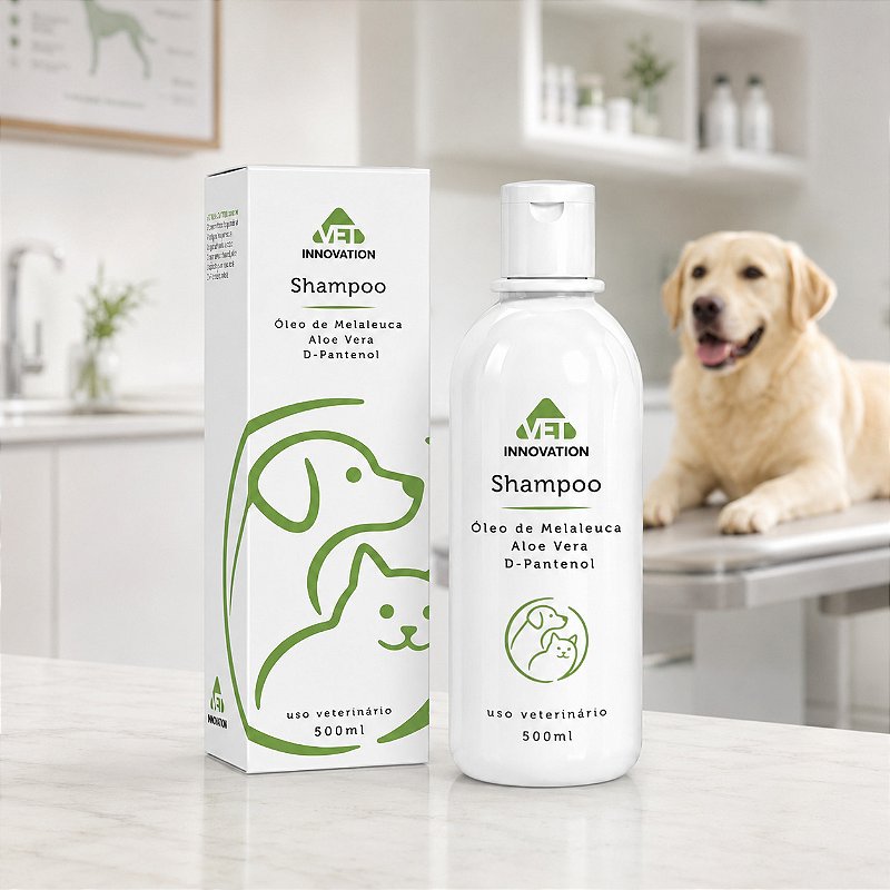 Shampoo Melaleuca Aloe Vera D Pantenol Pet 500ml com caixa