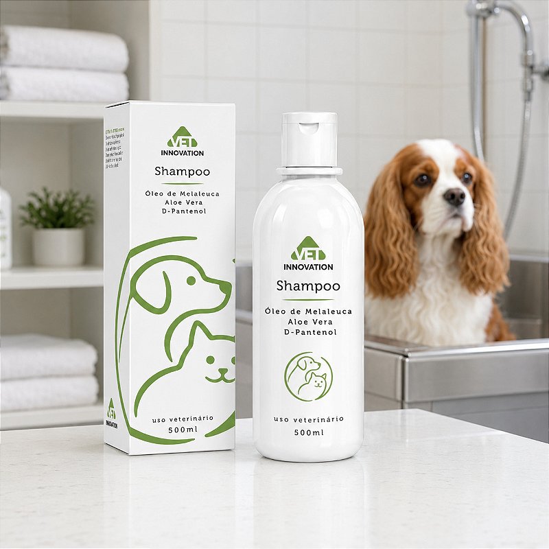 Shampoo Melaleuca Aloe Vera D Pantenol Pet 500ml com caixa