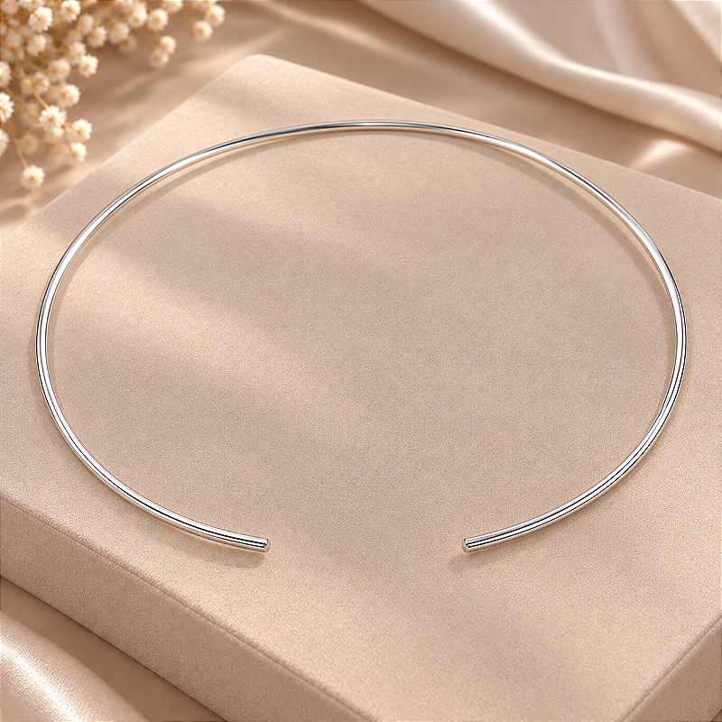 Choker Aro Tubo Liso 3mm
