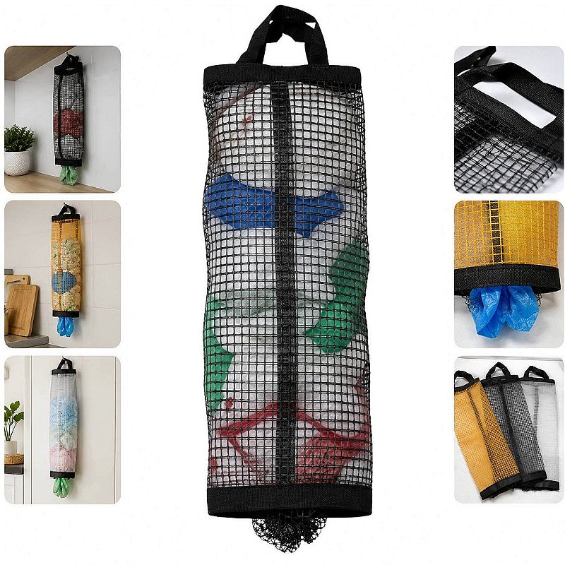 Organizador Pendurável para Sacolas Plásticas 37x15 cm