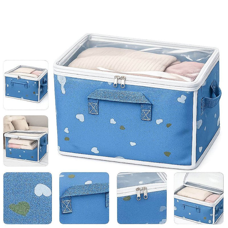 Organizador para Edredons com Visor 60x40x30 cm