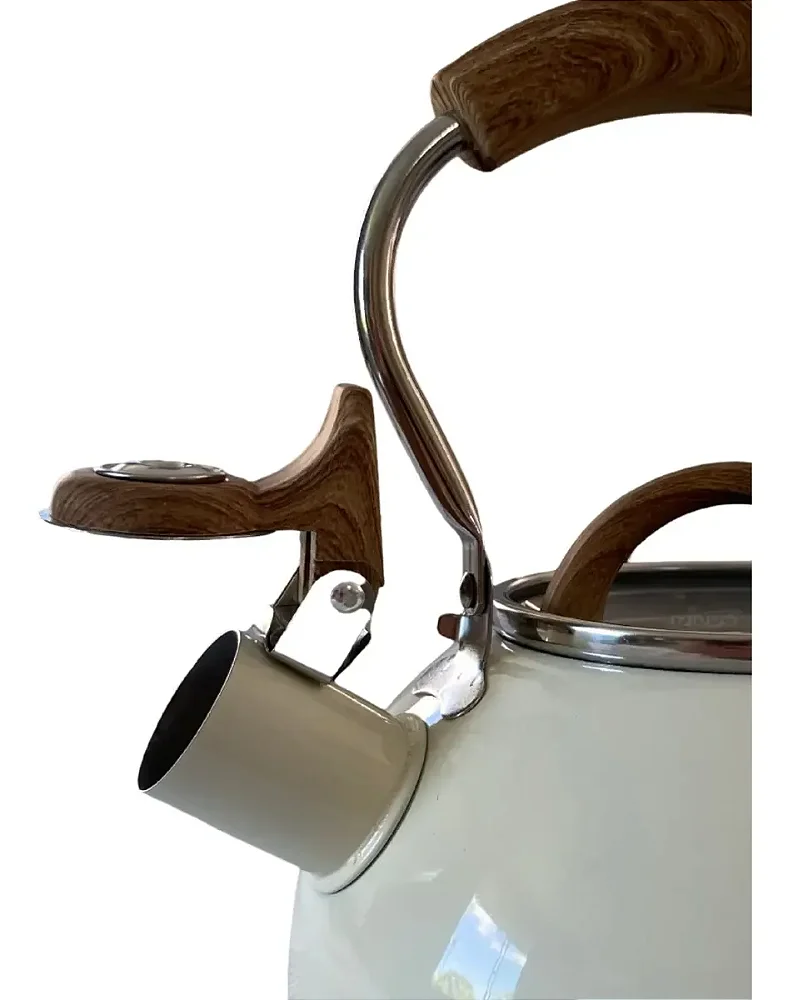 Chaleira de Inox Branco