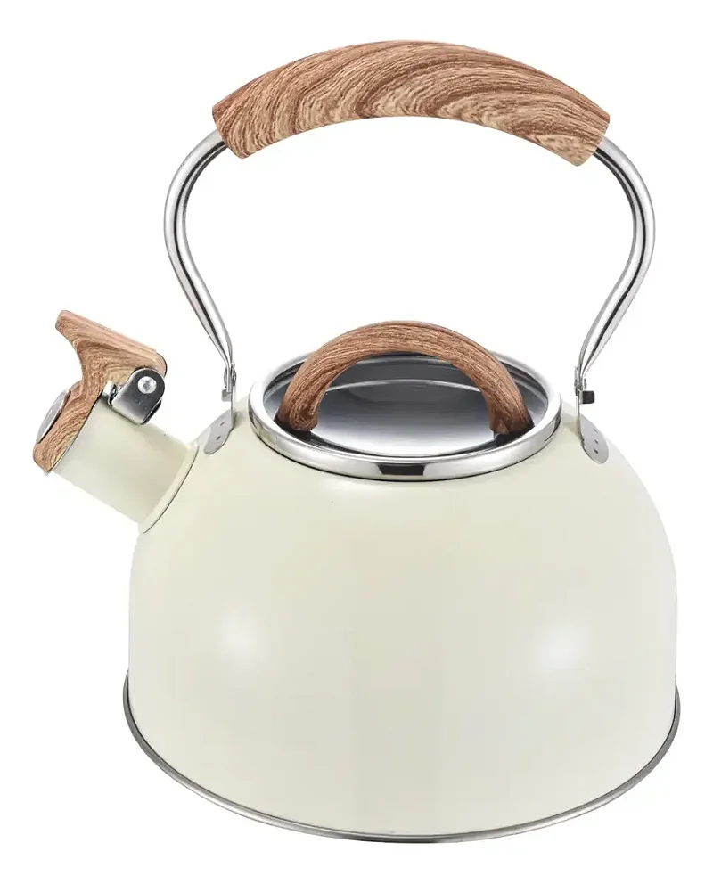 Chaleira de Inox Branco