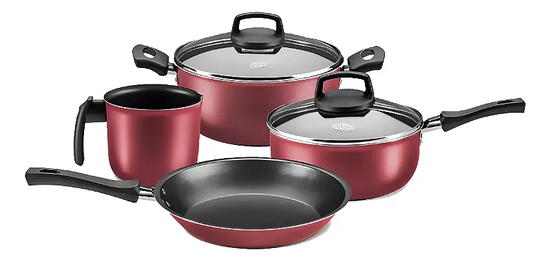 Conjunto Safira 4 Peças Cereja