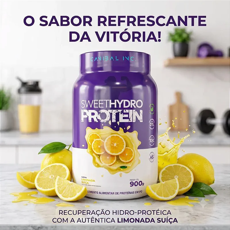 Whey Sweet Hidro Limonada Suíça 900g