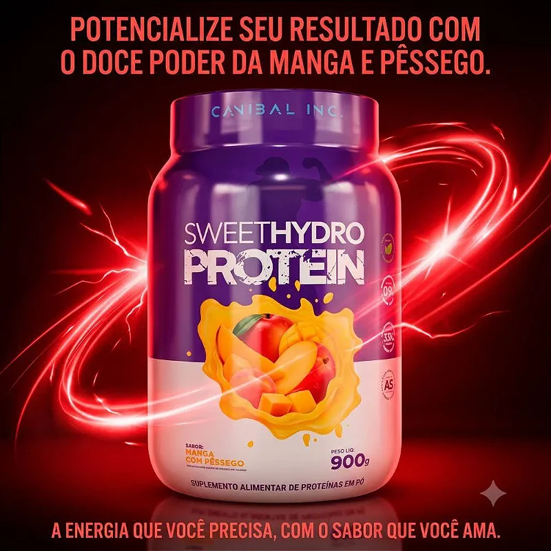 Whey Sweet Hidro Manga com Pêssego 900g