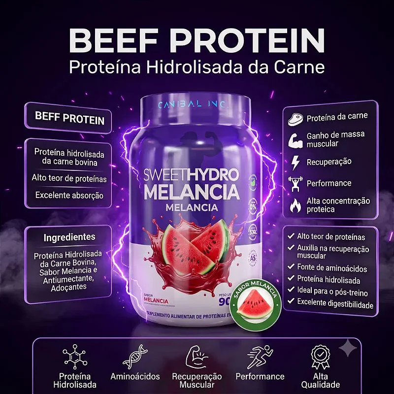 Whey Sweet Hidro Melancia 900g