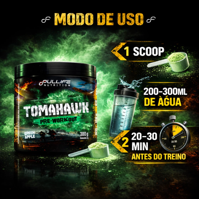 Pré Treino Tomanhawk 380 g Fullife Nutrition