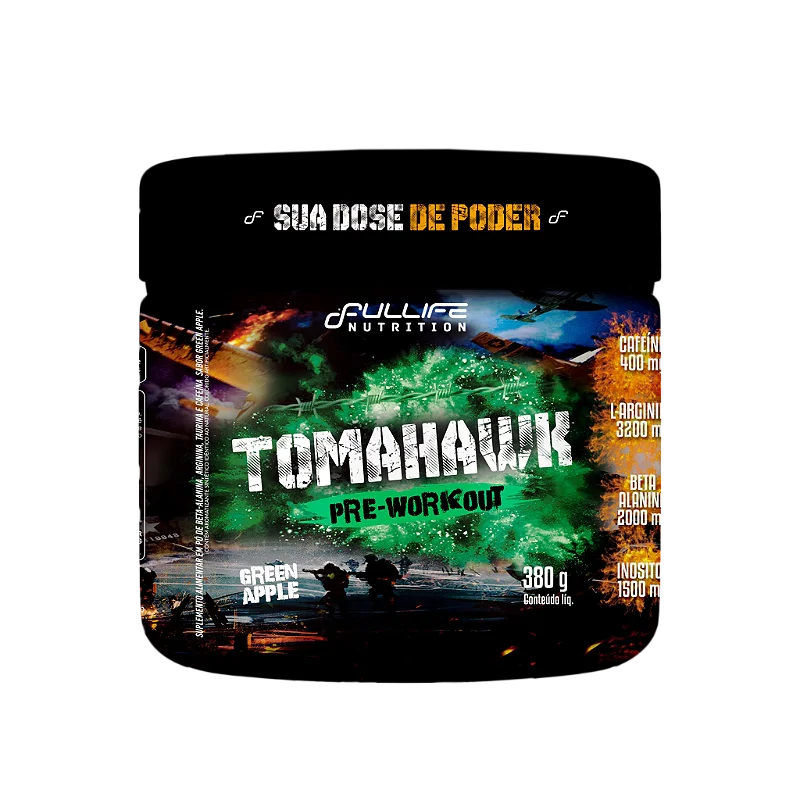 Pré Treino Tomanhawk 380 g Fullife Nutrition