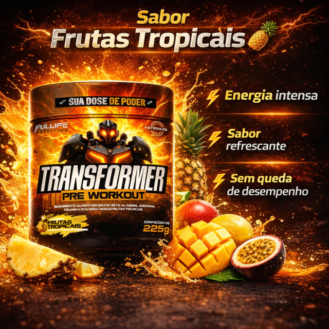 Pré-treino Transformer 45 doses Fullife
