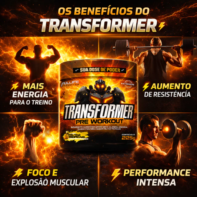 Pré-treino Transformer 45 doses Fullife