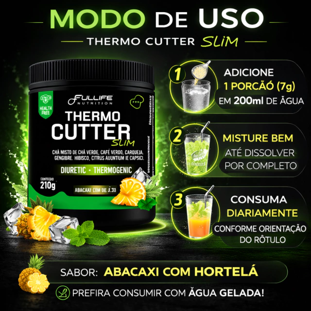 Thermo Cutter Slim 210g Diurético e Termogênico